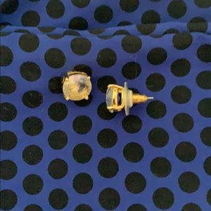 Kate Spade clear crystal earrings